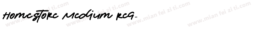 HomeStore Medium Reg字体转换